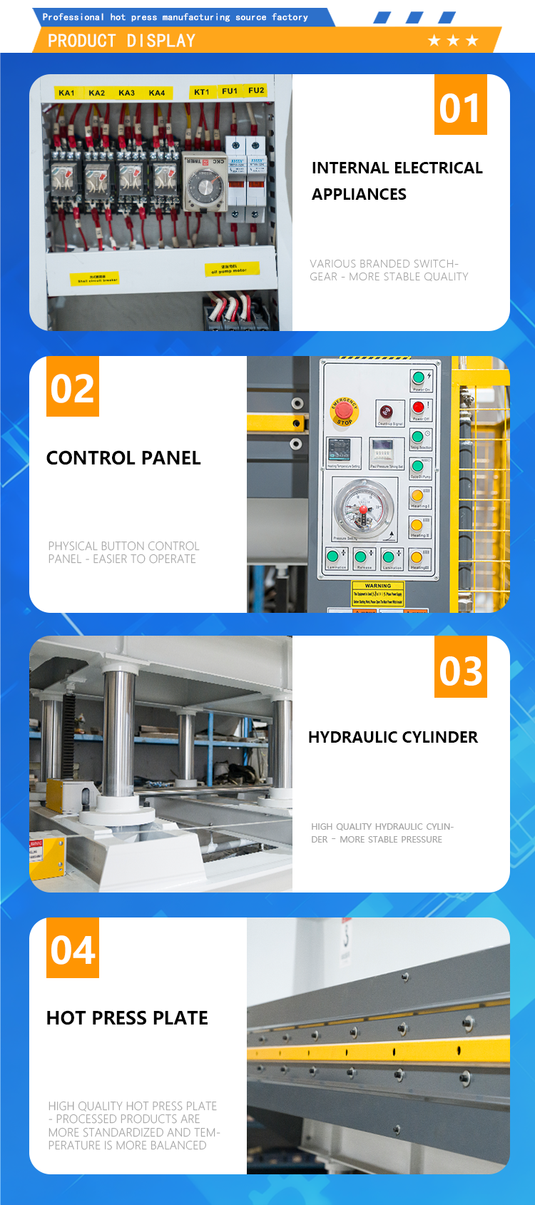 Two Layer Woodworking Hot Press Machine Natural Veneer Pressing Machine 100T