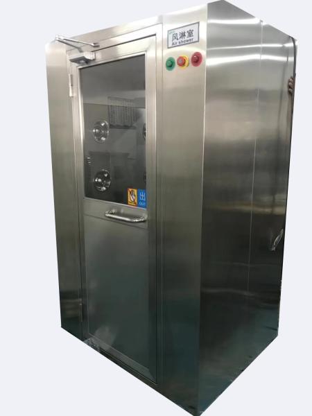Microcomputer Control Stainless Steel Air Shower with Air Flow of 1000-1500m/3 and Frequency of 50Hz or 60Hz