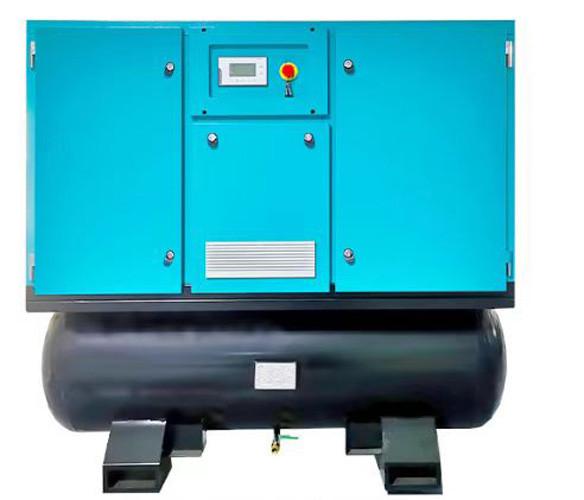 Laser Cutting Rotary Screw Air Compressor Oil Type 15kw 20hp Variable Frequency Drive