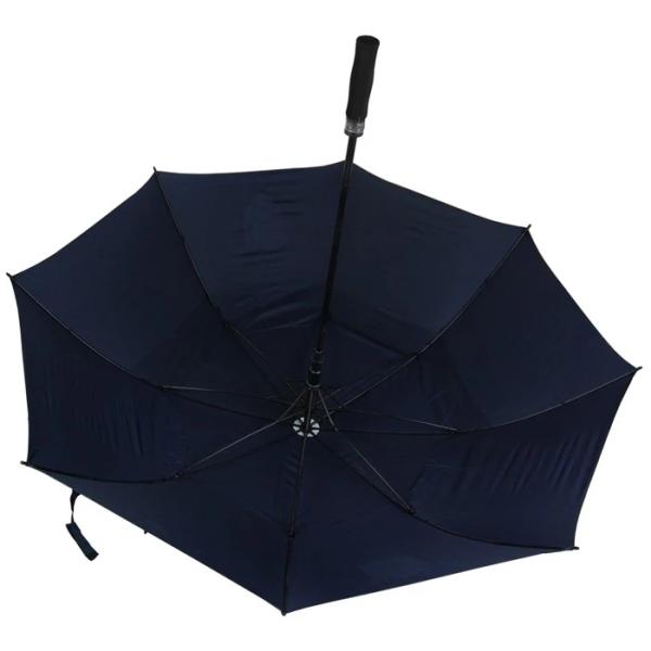 Custom Full Body Printing Straight Mens Golf Umbrella With Shoulder Strap