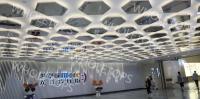 1100 decorativos sextavados painel de teto de alumínio para o shopping de luxe