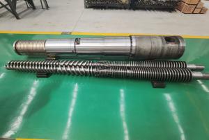 Conical Tandem Screw System Integral Barrel And Hard Chrome Plating Superior