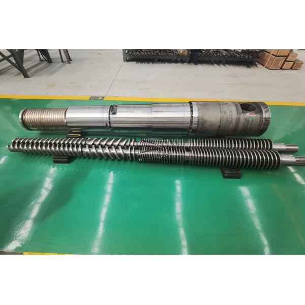 Extended Service Life Bimetallic Screw and Barrel with Nitriding Depth 0.5-0.8mm and Precise Barrel Straightness 0.02mm per Meter