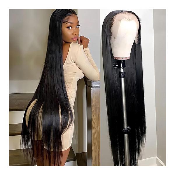 Average Size Lace Front Original Brazilian Natural Human Hair Wig For Black Women