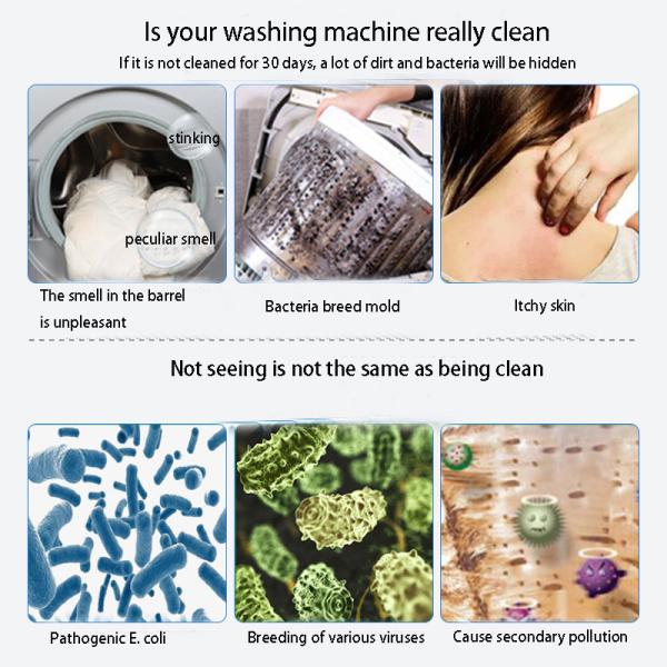 Порошок для стирки стиральной машины для раковины Детергент Стерилизационный раствор Антибактериальный и обезчисляющий