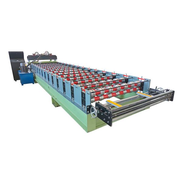 Крыша металлического листа катушки цвета стальная застеклила кафельный крен формируя ширину 1100mm машины