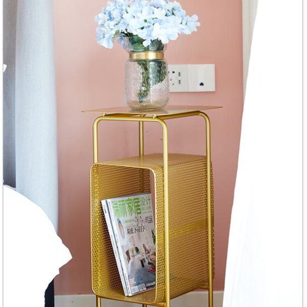 Anti Corrosion 65cm Height Metal Frame Coffee Table