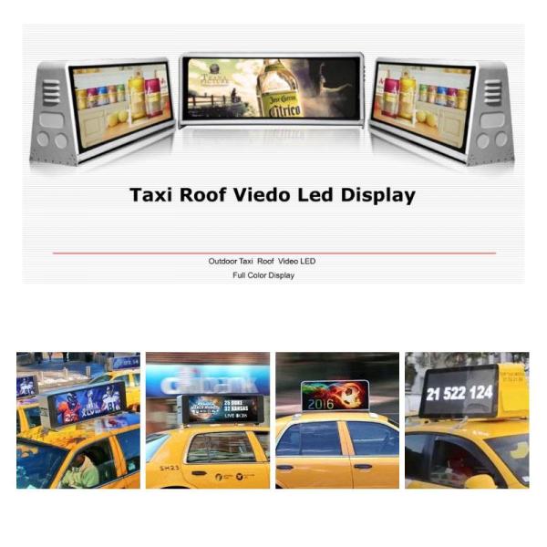 SMD1415 P2.5 Taxi Top LED Display 100W 1/16S Мод сканирования Двусторонний дисплей 960x320