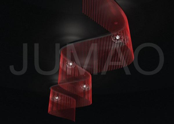 Customized Size Aluminum Chain Curtain , Easy To Clean Metal Chain Fly Screen