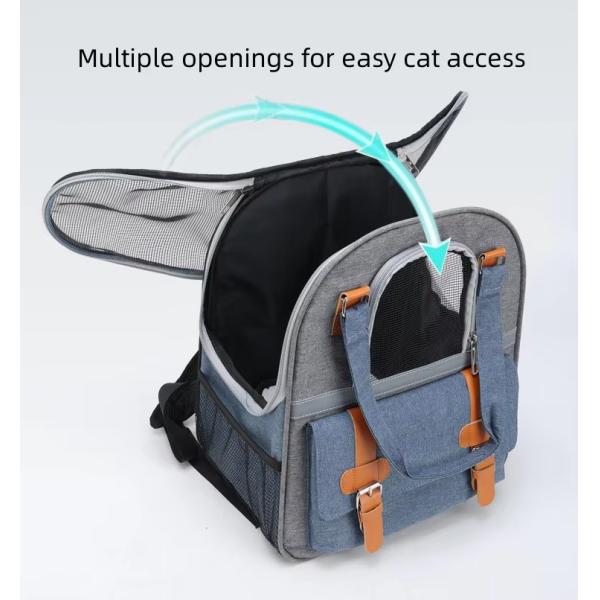 Oxford Pet Carrier Bag Semi Circle Dog Carrier Backpacks Breathable