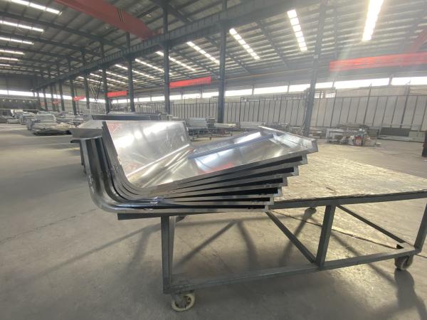 Construction Wrapping Cylinder Erosion Resistant Flexure Plate Curved Type Aluminium Veneer Fluorocarbon Coated Anti Static Exterior Wall  Installation