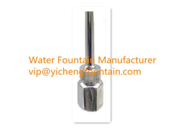 Adjustable Straight Spray Water Fountain Nozzle heads 1/8 - 1 With Valve Type