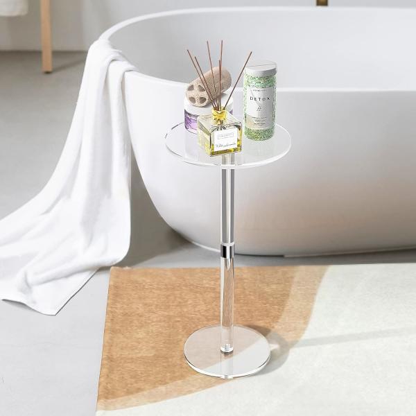 Easy Assembly Custom Acrylic Furniture Clear Side Table Coffee Table For Small Space
