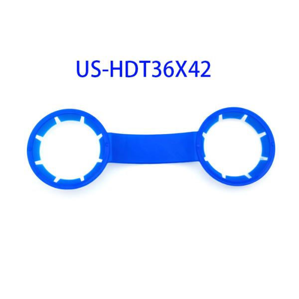 HDPE Plastic Bottle Handles With 29.4N For 38mm Diameter Bottle Neck Holder