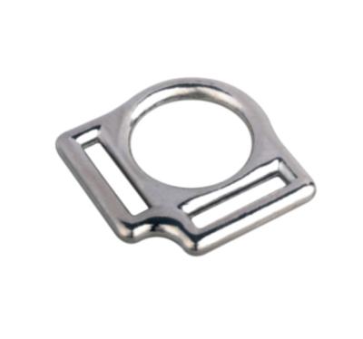 2 Sided Halter Ring Buckles for horse  Zinc Alloy Diecast Nickel Plated Pet Buckles