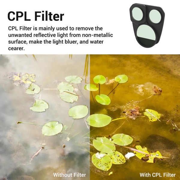 6 In 1 Drone Camera Filter UV CPL ND8PL ND16PL ND32PL ND64PL DJI Mavic 3 Pro Filters