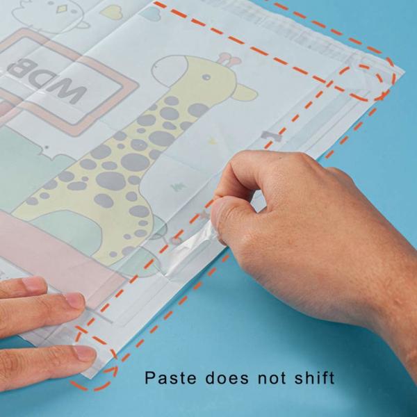 Recyclable Adhesive Disposable Plastic Dinner Mats Non Slip For Babies