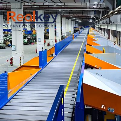 High Efficient 1 Layer Narrow Belt Sorter Sorted Various Parcels