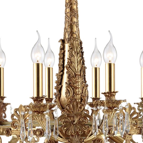 Antique copper crystal chandelier for Living room Bedroom (WH-PC-14)