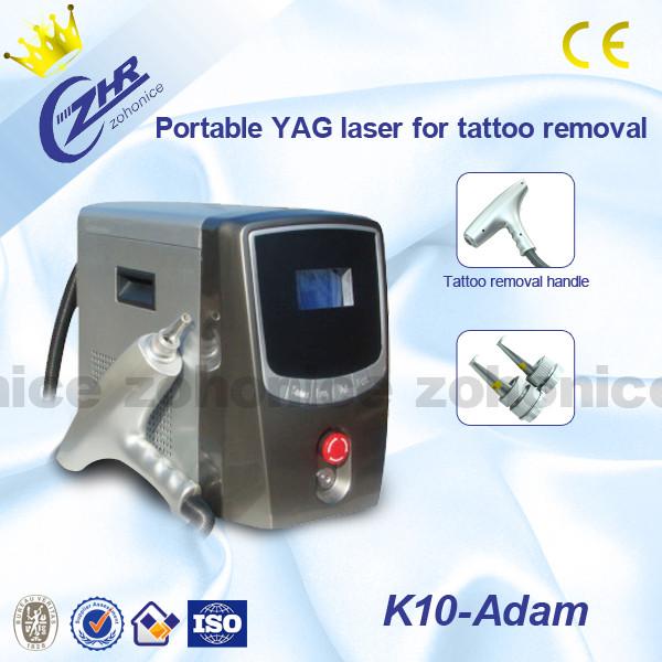 1064nm 532nm Laser Tattoo Removal Machine Portable With Detachable Handle