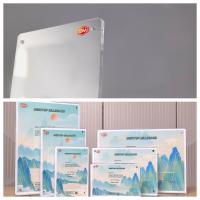 Fabrique Magnétique en forme de T Porteur de panneau acrylique Perspex debout libre Table Carte Insert
