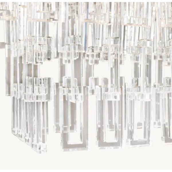 Медленный кристаллический дом большой фойе подвеска свет хромовой отделки