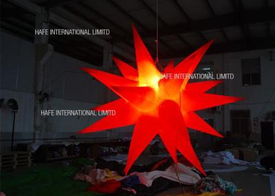decoração inflável da iluminação da estrela inflável feita sob encomenda da iluminação 1000w para o evento do casamento do partido