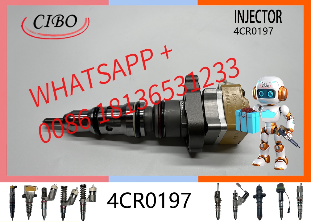 original 4CR0197 Diesel Engine Fuel Injector Common Rail Injector Assembly for 3126 3126B 10R-0782 196-1401 218-4109 128-6601 155-8723 original new injector