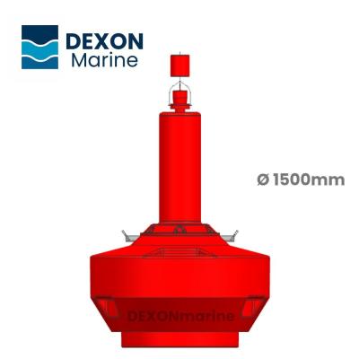 High Visibility Red Navigation Buoy Lateral Mark Buoy 1500mm Diameter Custom Logo