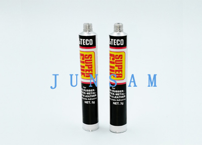 Elongated Nozzle Aluminum Tube Container Light Weight Small Dosage D13.5MM