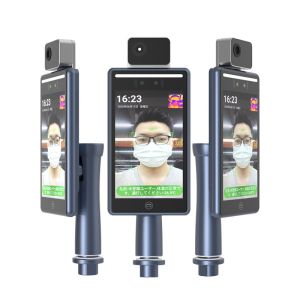 Система 2GRAM управления доступом опознавания 10,1 дюймов лицевая с датчиком температуры