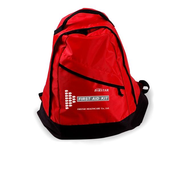 Large Capacity Survival First Aid Bag Waterproof Red Outdoor Medical Backpack