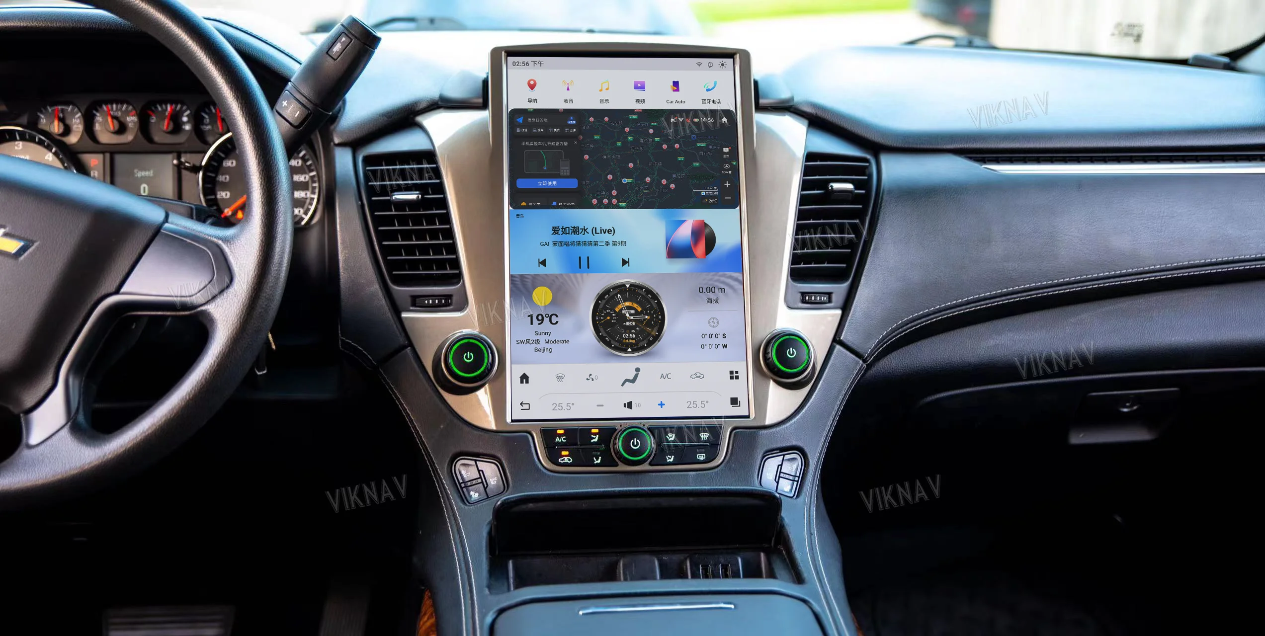 VIKNAV для Chevrolet Suburban Tahoe GMC Yukon 2014-2020 Обновление автомобильной аудиосистемы ODM