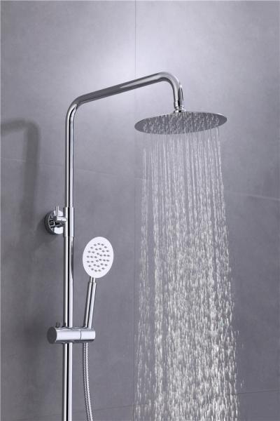 Lightweight Bathtub Shower Faucet Sets Fully Plated 304 Stainless Steel 1.5mm Thickness