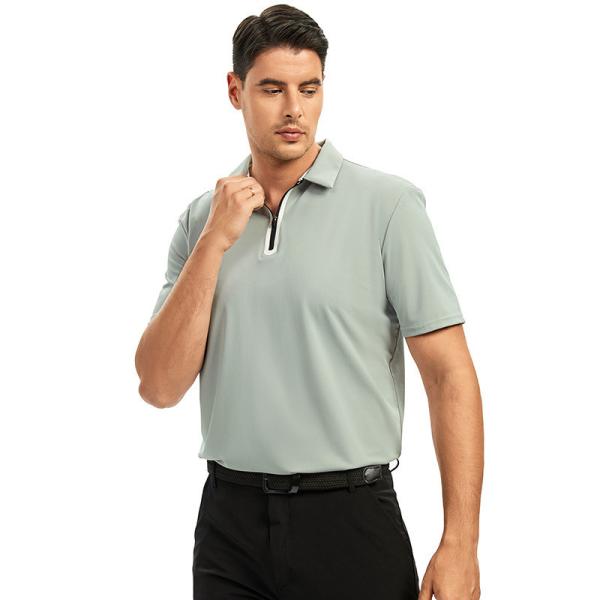 Camisas de Polo de Golf Coloridas Personalizadas Quente Seco Adequado Homens Uniforme Plano Com Logotipo Impresso