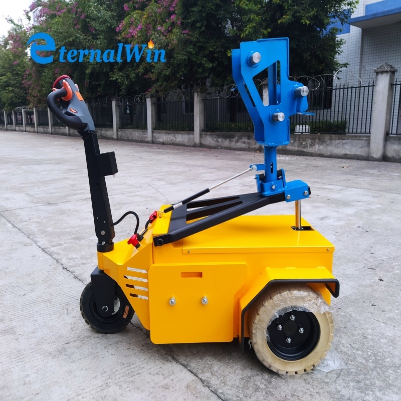24V Battery Voltage Electric Tow Tug Dimensions 1300x850x1050mm Industrial Tow Vehicle Designed for Heavy Duty Transport
