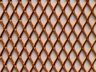 Decorative 8mm Thick Perforated Metal Wire Mesh Expanded Diamond