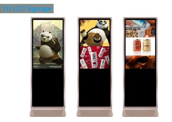 Double Sided, Floor Standing, Indoor Lcd Display Kiosk for Advertising
