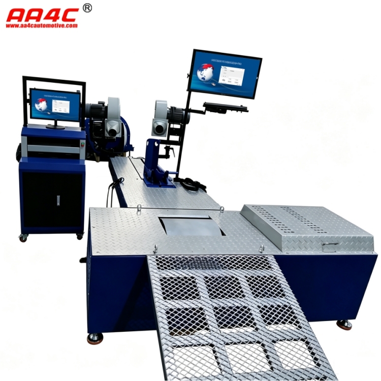 AA4C 2 Wheeled Motorcycle Chassis Dynamometer motorcycle dyno machine with 320km/h Speed and 160kW Eddy Current Power