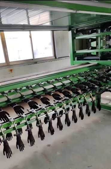 Automated Glove Coating Machine 220V 380V Latex Gloves Manufacturing Machine