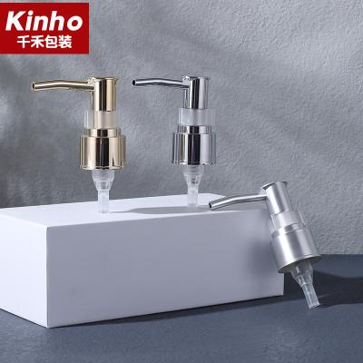 24/410 28/410 Bathroom Soap Pump Plastic Matt Shiny UV Coating Silver Lotion Dispenser