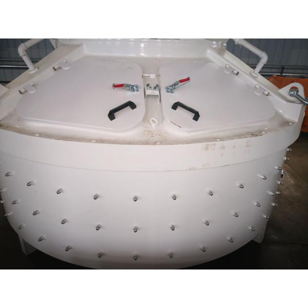 Light Soil Cement Slurry Vertical Shaft Concrete Mixer , Hydraulic Pump Cement Concrete Mixer