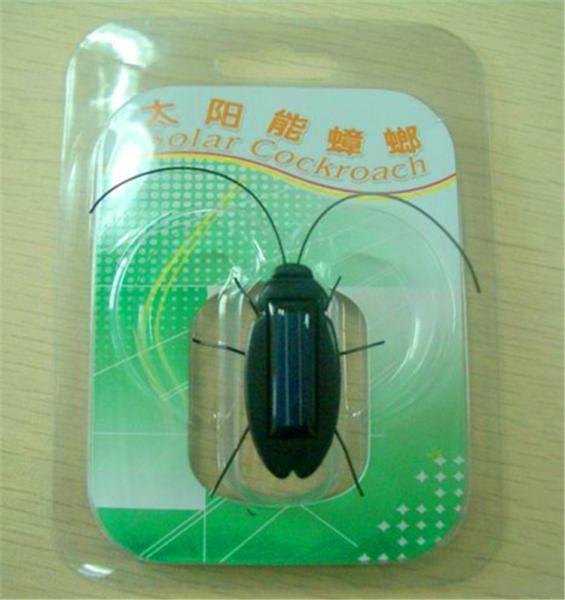 New Creative Eco-friendly Science Education Electronic Plastic Toy Solar Cockroach Toy