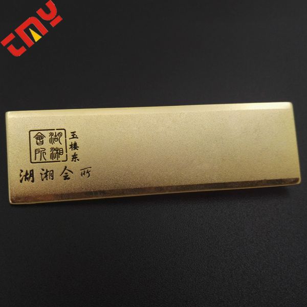 Cheap Blank Stainless Steel Metal Staff Lapel Pin Name Badge