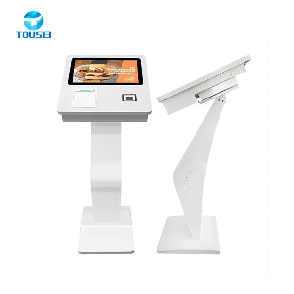 32 Capacitive Restaurant Self Service Kiosk Self Ordering OEM