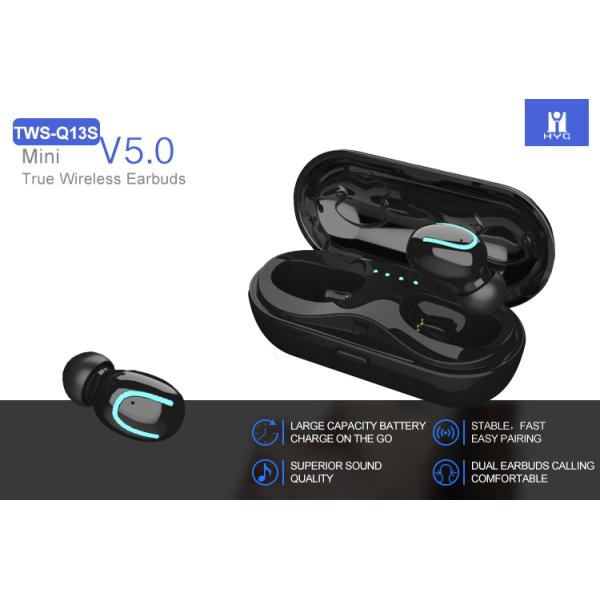 Mini In - Ear Waterproof Bluetooth Earphones Bt5.0 Plug Tws Earbuds HiFi Sound