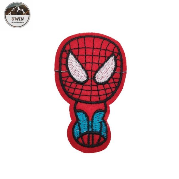 Spider Man Embroidered Sports Patches Eco Friendly Any Color Available