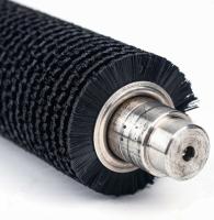 Rouleau en nylon à haute densité de brosse métallique pour le nettoyage en verre et de panneau d'affichage à cristaux liquides