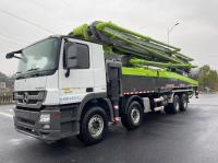 Zoomlion 56m camión de bomba de hormigón con chasis de Benz 2018 usado camión de cemento de venta al aire libre