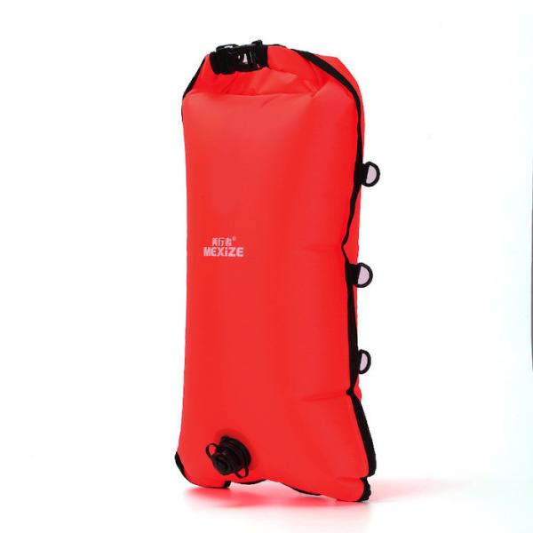 Saco de viagem à prova d'água estilo 210D Nylon TPU Outdoor Azul 28L 20*26*50CM Mochila de viagem à prova d'água